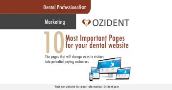Dental Professionalism: What are the most important pages on your dental website?