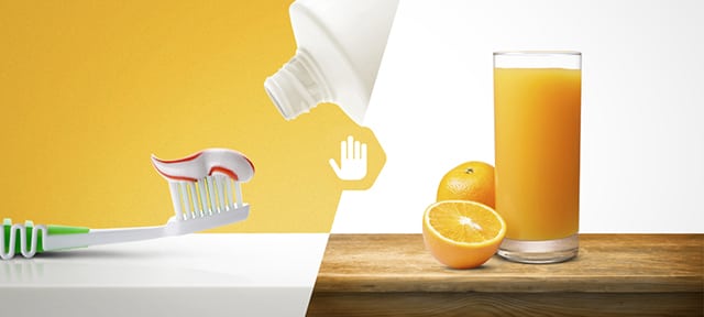 Why does sweet Orange Juice taste so bitter after toothbrushing? - Ozident