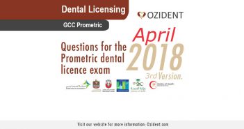 Prometric Dental Exam Questions for April 2018