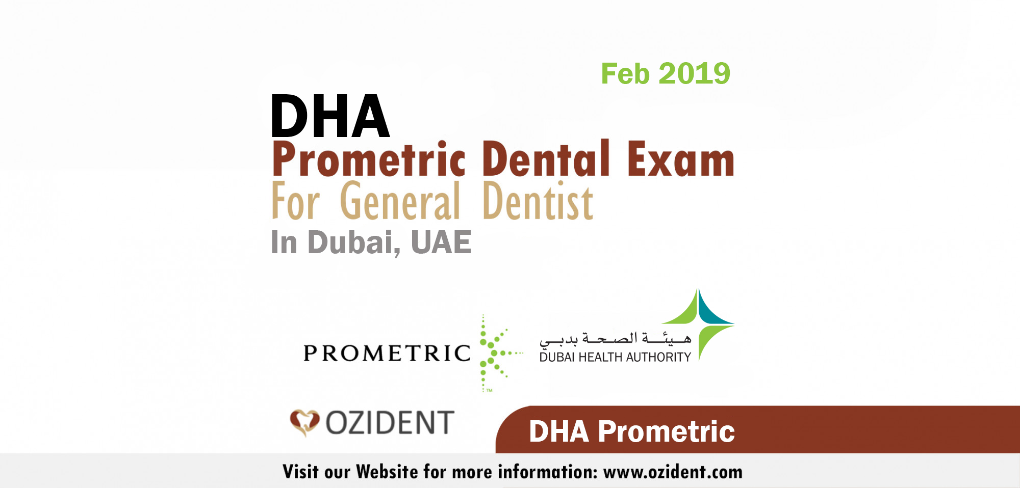 DHA Prometric Dental Exam Questions for Feb 2019 OziDent