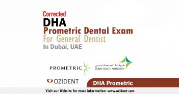Corrected: DHA Prometric Dental Exam Questions for March 2020